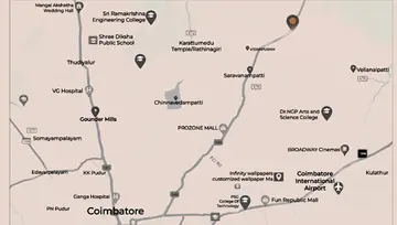 Location of Vrindhavana Visthara - Image 169618