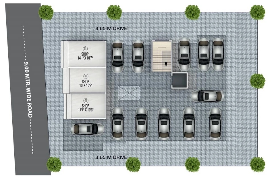 Master Plan of Rass Residency in Nashik Road, Nashik - Image 169711