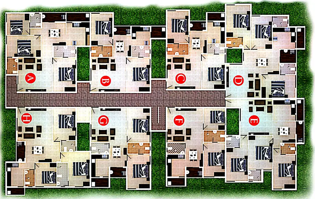 Floor Plan of Sri Gujan Amogha in Vadavalli, Coimbatore - Image 169758
