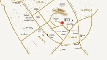 Location of Highland Luxuria - Image 169913