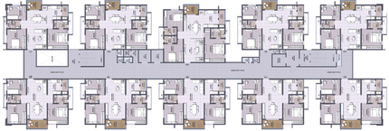 Floor Plan of EIPL Corner Stone in Puppalaguda, Hyderabad - Image 114291