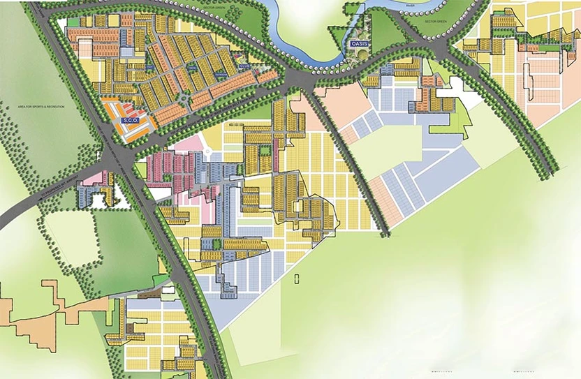 Master Plan of Omaxe Mulberry in Mullanpur Garibdass, Chandigarh - Image 169997