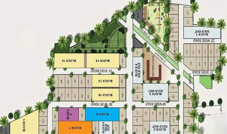 Master Plan of Baashyaam Le Chalet 2 in Padur, Chennai - Image 170027