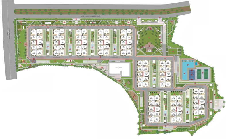 Master Plan of My Home Avatar in Puppalaguda, Hyderabad - Image 114323