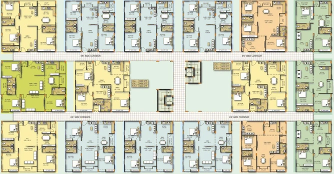 Floor Plan of Sardar Nest Senora in Gajuwaka, Visakhapatnam - Image 170194