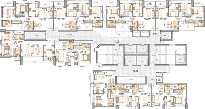 Floor Plan of Sheth Irene in Malad West, Mumbai - Image 30942