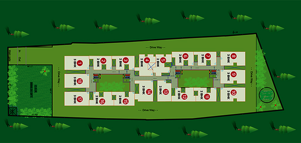 Master Plan of Sree Daksha Darza in Peelamedu, Coimbatore - Image 170302