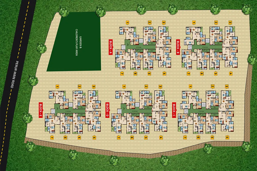 Master Plan of Sree Daksha Hreeva in Selvapuram, Coimbatore - Image 170315