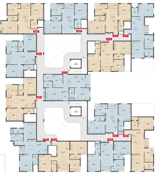 Floor Plan of Legendary Super 60 in Saidapet, Chennai - Image 170446