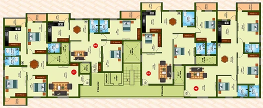 Floor Plan of Sree Daksha Thvisha in Saravanampatti, Coimbatore - Image 170482