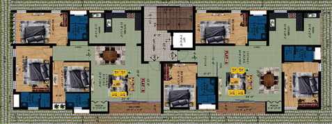 Floor Plan of Dhiya Agasthya in Sanganoor, Coimbatore - Image 170668