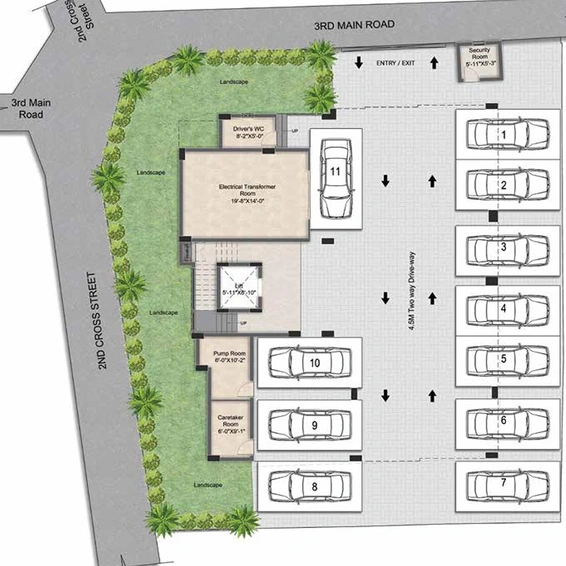 Master Plan of Pushkar Temple Tree in Adyar, Chennai - Image 170710