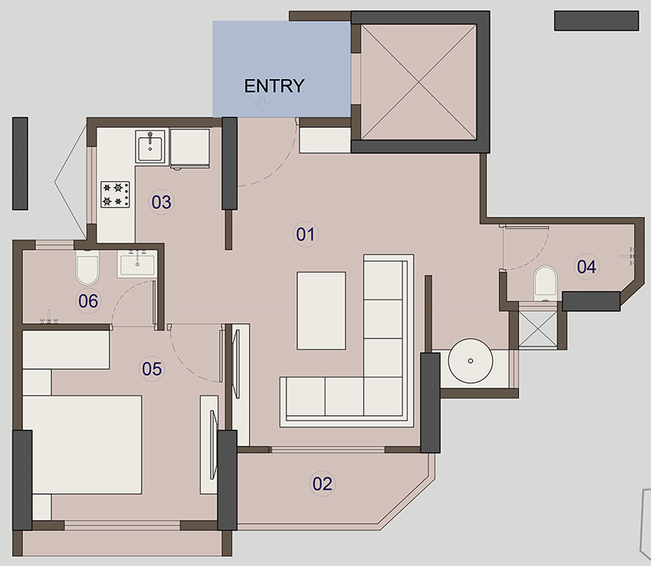 1 BHK Flat in Rudua Param in Mulund West, Mumbai - Image 816683