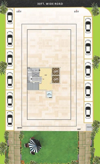 Master Plan of Apeksha Rudraksh in Murlipura, Jaipur - Image 170936