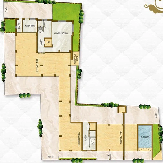 Master Plan of Meharia Windsor The Residence in Picnic Garden, Kolkata - Image 171023