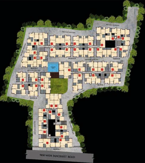 Master Plan of Realtech The Indiana in Rajarhat, Kolkata - Image 171032