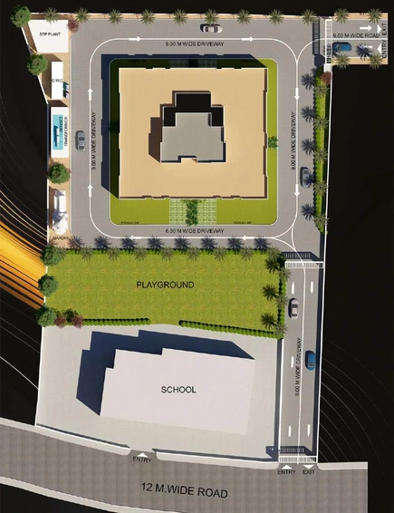 Master Plan of Majestique The Crown in Gultekdi, Pune - Image 114771