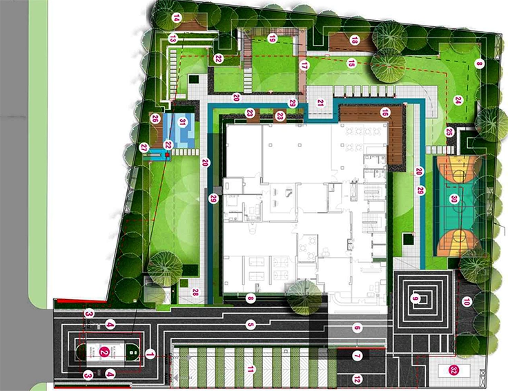 Master Plan of BE Prestigia in Gomti Nagar Extension, Lucknow - Image 171340