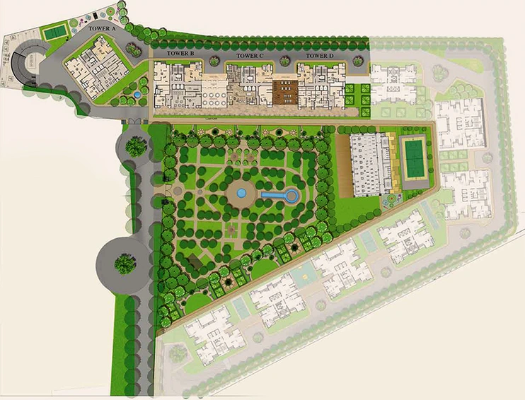 Master Plan of Shalimar One World Marbella in Gomti Nagar Extension, Lucknow - Image 171440