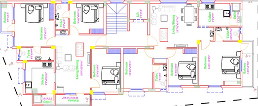 Floor Plan of Kenaan MDM in Madhavaram, Chennai - Image 171629