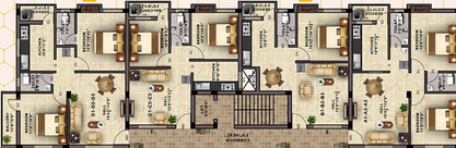 Floor Plan of Golden Royal Enclave in Kolathur, Chennai - Image 171694