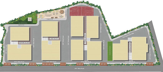 Master Plan of Nirmal Pearl in Yapral, Hyderabad - Image 172014
