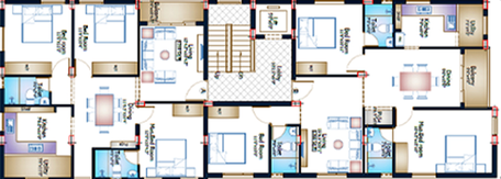 Floor Plan of Pushkar Sarada Nivas in Shenoy Nagar, Chennai - Image 172369