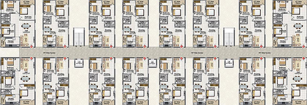 Floor Plan of Greater Carnation in Miyapur, Hyderabad - Image 172418