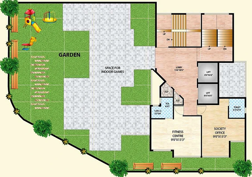 Master Plan of Unimont RSM Athena in Ulwe, Navi Mumbai - Image 172560