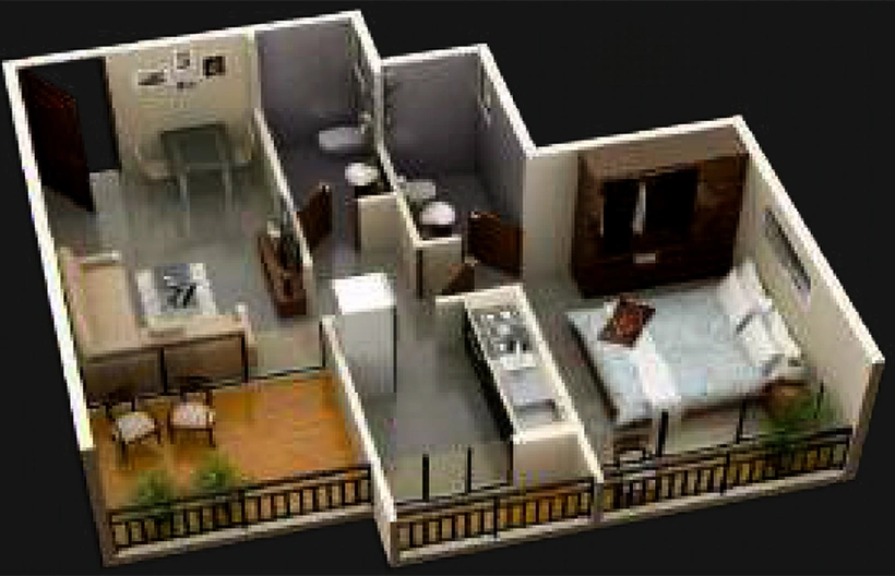1 BHK Flat in Unimont Imperia in Khopoli, Navi Mumbai - Image 817381