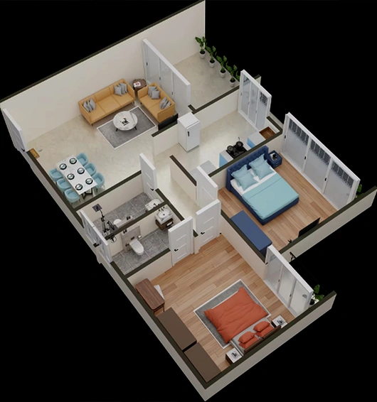 2 BHK Flat in Unimont Imperia in Khopoli, Navi Mumbai - Image 817384