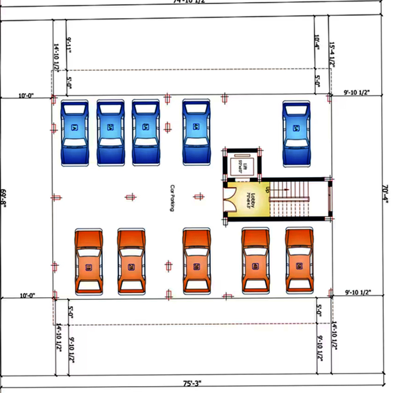 Master Plan of Pushkar Aditya in Besant Nagar, Chennai - Image 172693