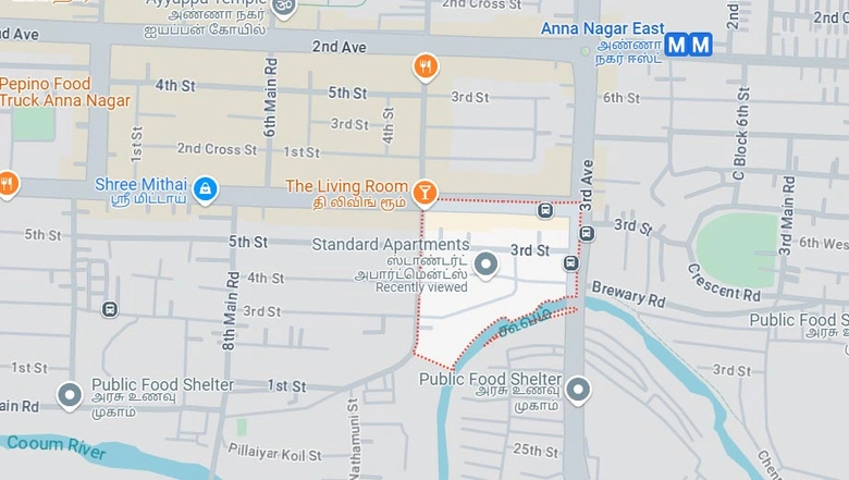 Location of Pushkar Divya Nilayam in Anna Nagar, Chennai - Image 172724