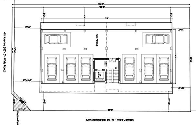 Master Plan of Pushkar Mullai Manor in Anna Nagar, Chennai - Image 172757
