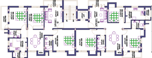 Floor Plan of Pushkar Parameshwar in Anna Nagar, Chennai - Image 172773