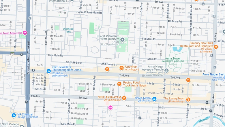Location of Pushkar Parameshwar in Anna Nagar, Chennai - Image 174068