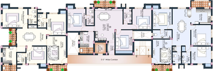 Floor Plan of Pushkar Jayalakshmi Manicakam Villa in T Nagar, Chennai - Image 172820