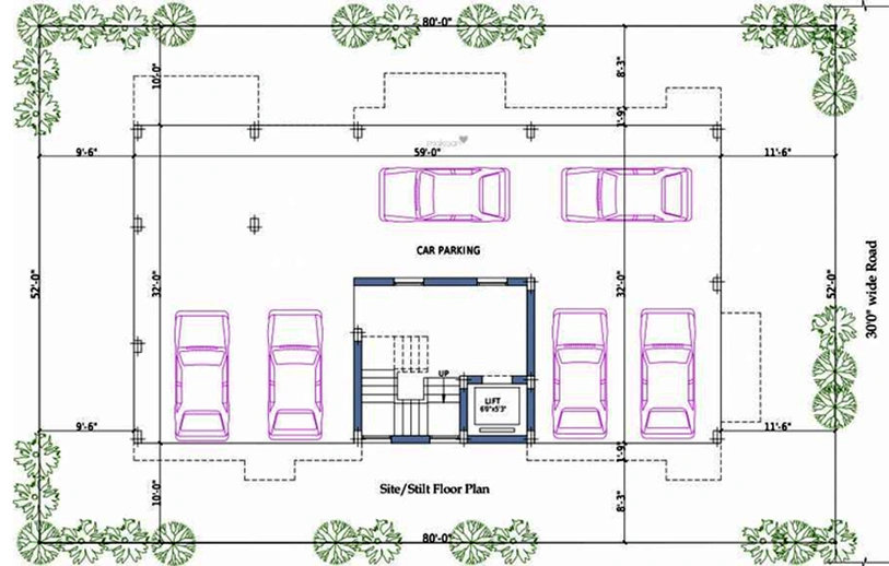 Master Plan of Pushkar Villa Christos in Anna Nagar, Chennai - Image 172917