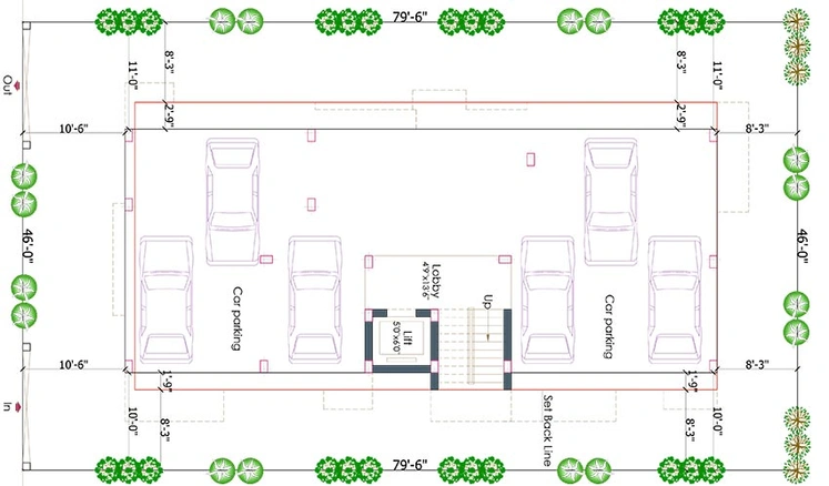 Master Plan of Pushkar Esha Residency in Anna Nagar, Chennai - Image 172943