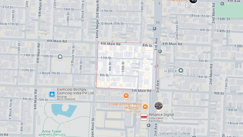 Location of Pushkar Fort Knox in Anna Nagar, Chennai - Image 172947