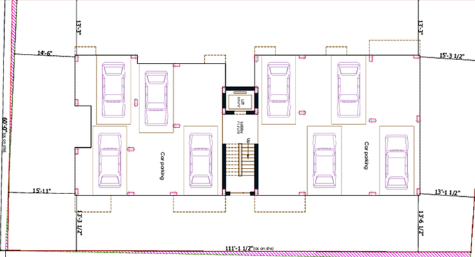 Master Plan of Pushkar Krishna Residence in Adyar, Chennai - Image 172991