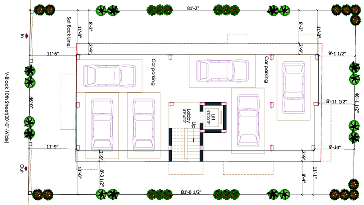 Master Plan of Pushkar May Flower Residence in Anna Nagar, Chennai - Image 173017