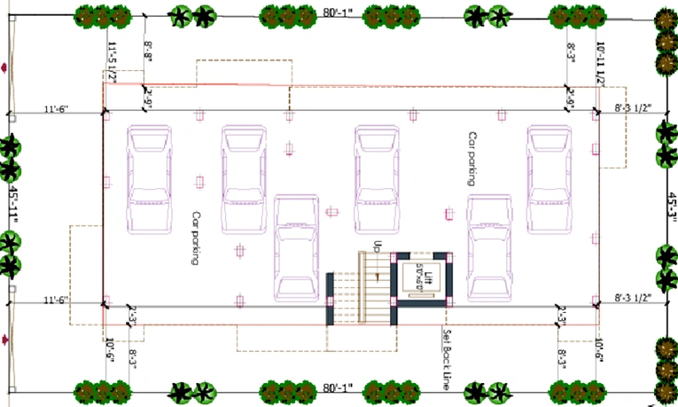 Master Plan of Pushkar Rana Residency in Anna Nagar, Chennai - Image 173083