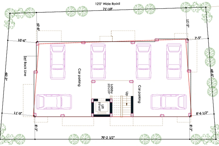 Master Plan of Pushkar Sims Residency in Anna Nagar, Chennai - Image 173128