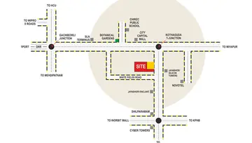 Location of Trendset Jayabheri Elevate - Image 115018