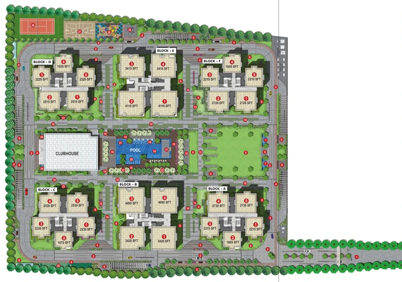 Master Plan of Trendset Jayabheri Elevate in Kondapur, Hyderabad - Image 115020