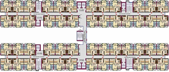 Floor Plan of Gaur Aero Heights in Sahibabad, Ghaziabad - Image 173179