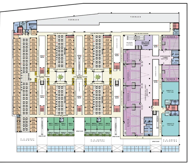 Master Plan of Gaur Aero Heights in Sahibabad, Ghaziabad - Image 173180