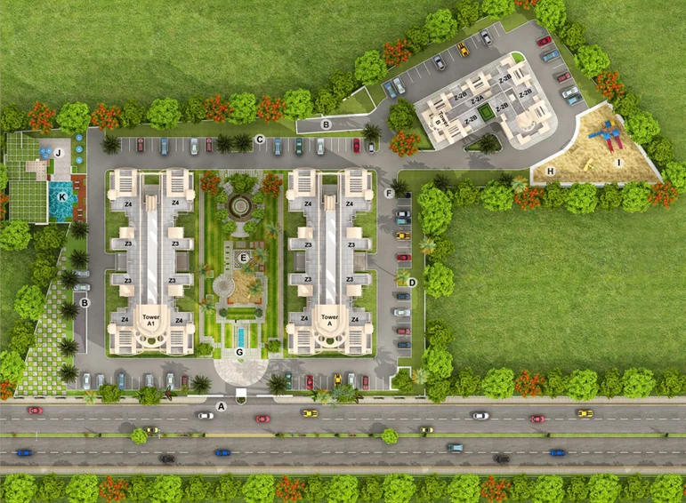 Master Plan of Saya Zenith in Indirapuram, Ghaziabad - Image 173218