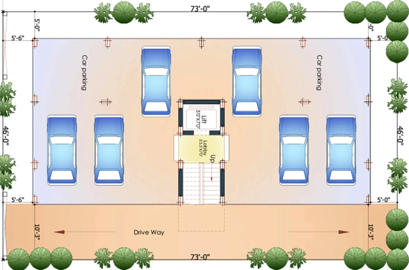 Master Plan of Pushkar Josy Villa in Anna Nagar, Chennai - Image 173381